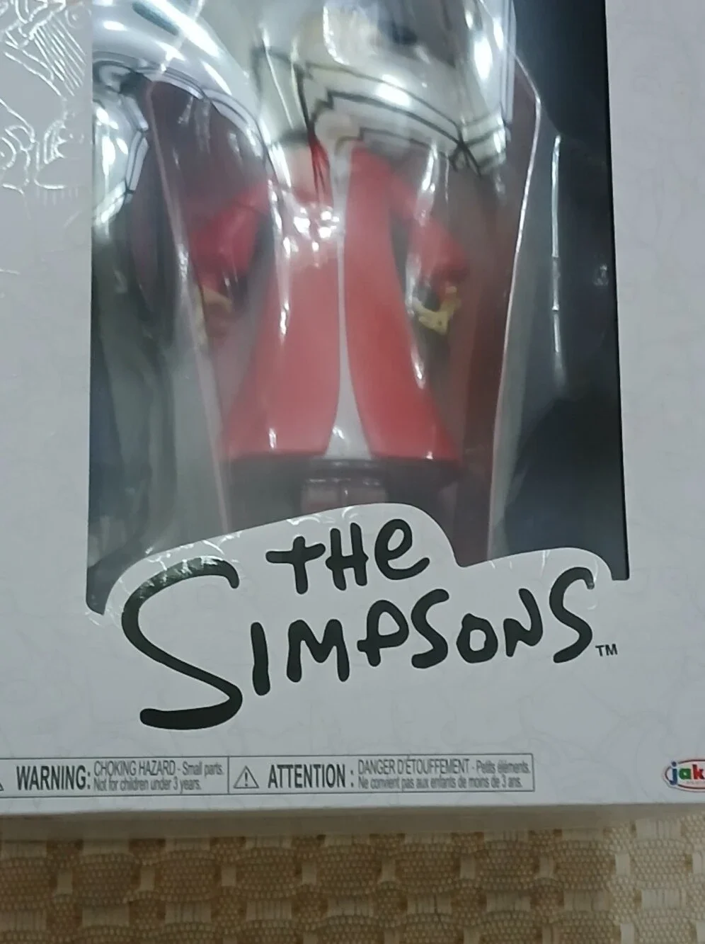 The Simspons - Deluxe Vampire Mr Burns Action Figure In Coffin. New NIB
